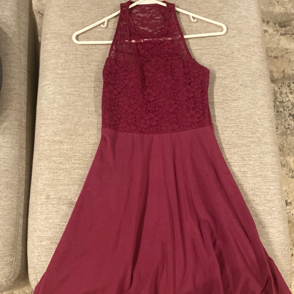 Maroon dress
